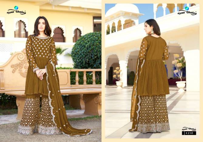 Your Choice Trandy New Designer Heavy Festival Wear Georgette Salwar Suits Collection